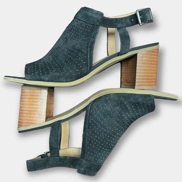 EUC Franco Sarto Harlet 2 Black Booties Sandals Size 10 - Picture 2 of 9